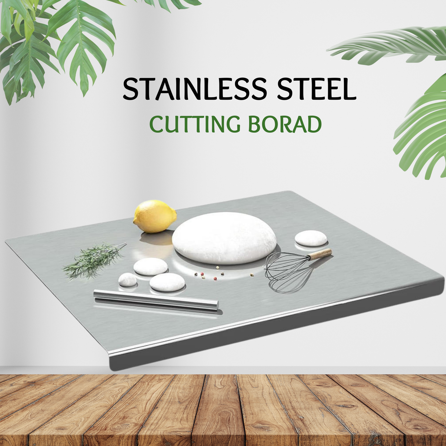 Stainless Steel Cutting Board-Large