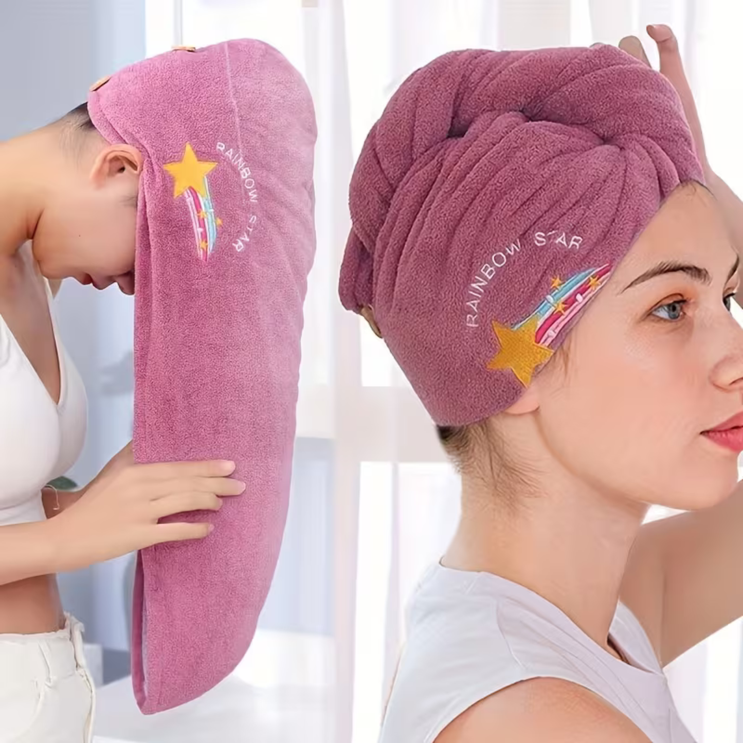 Microfiber Hair Towel Wrap