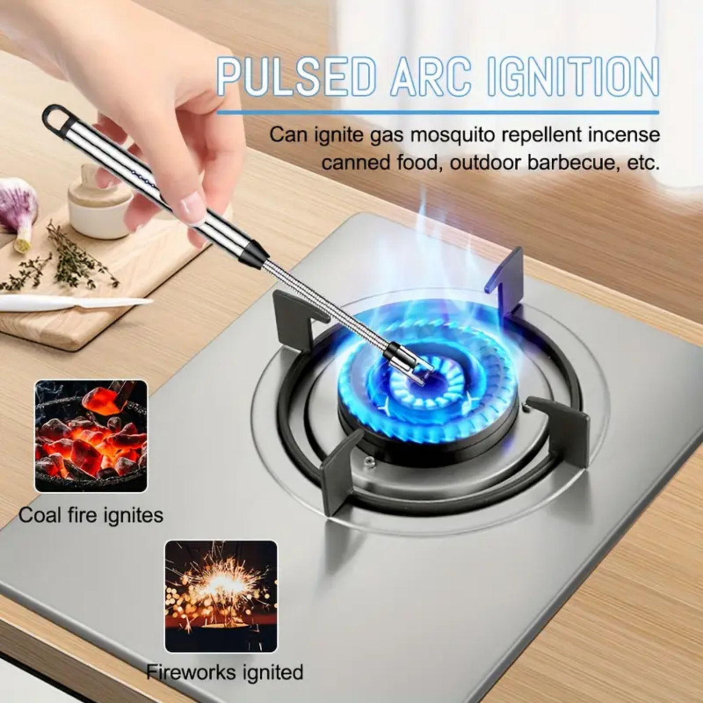 Windproof Kitchen Electric USB Lighter